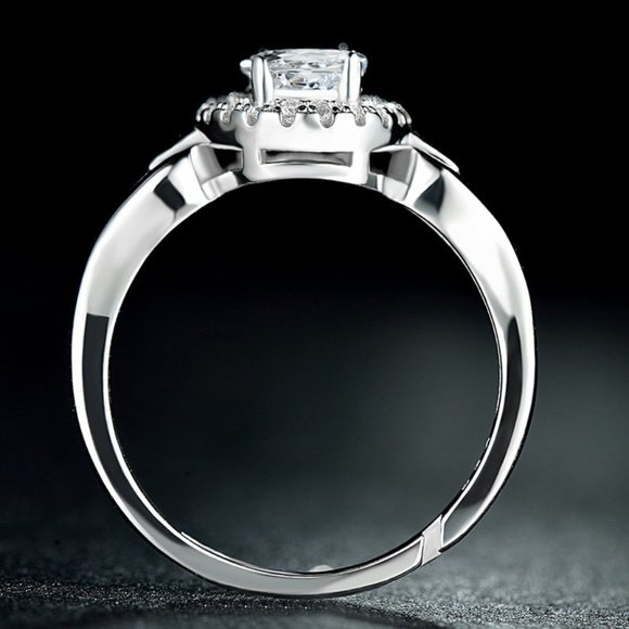 New 925 silver ring, sterling silver jewelry for woman, open size - Picture 3 of 7